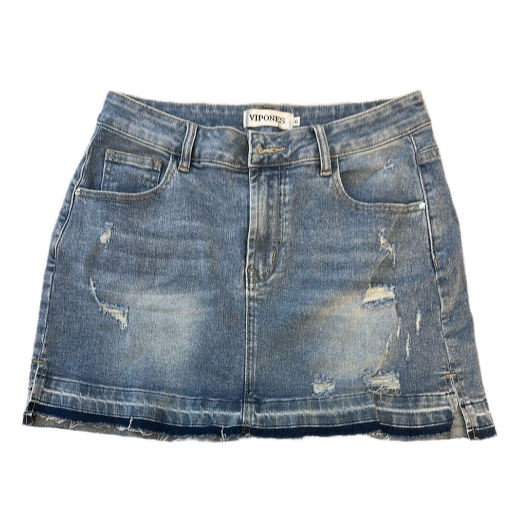Vipones Blue Denim Skirt